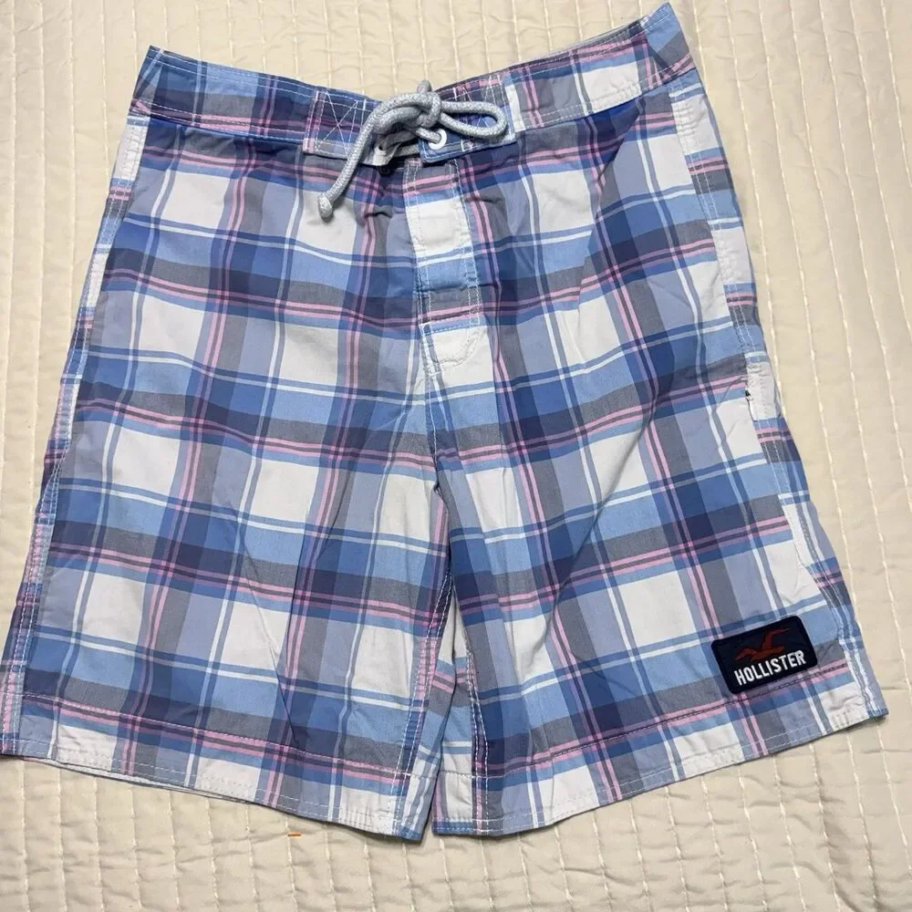Hollister Pacific Merchant 1922 Men’s Swimsuit | Men’s Large | Blue & Pink